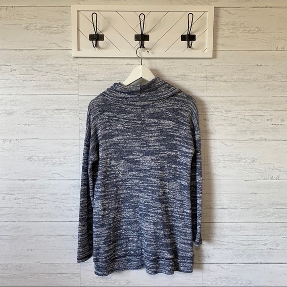 aerie Cowl Pullover Sweater Blue Sz Small - Picture 9 of 12
